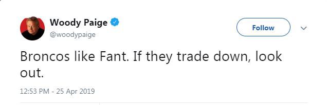 Woody tweet